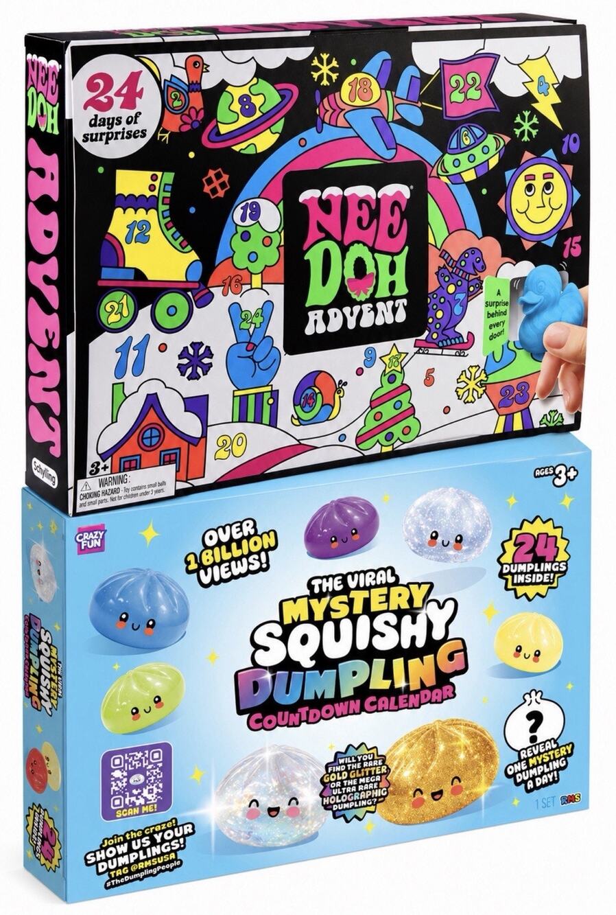 Needoh Christmas Advent And Rms Dumpling Calendar Bundle Viral
